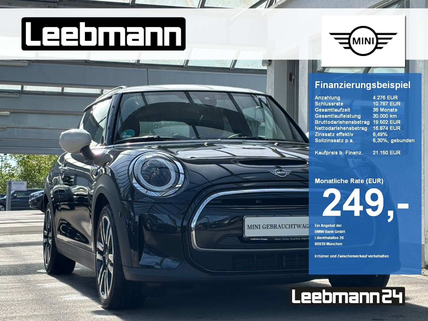 MINI Cooper SE 3-Türer Classic GSD 2 JAHRE GARANTIE