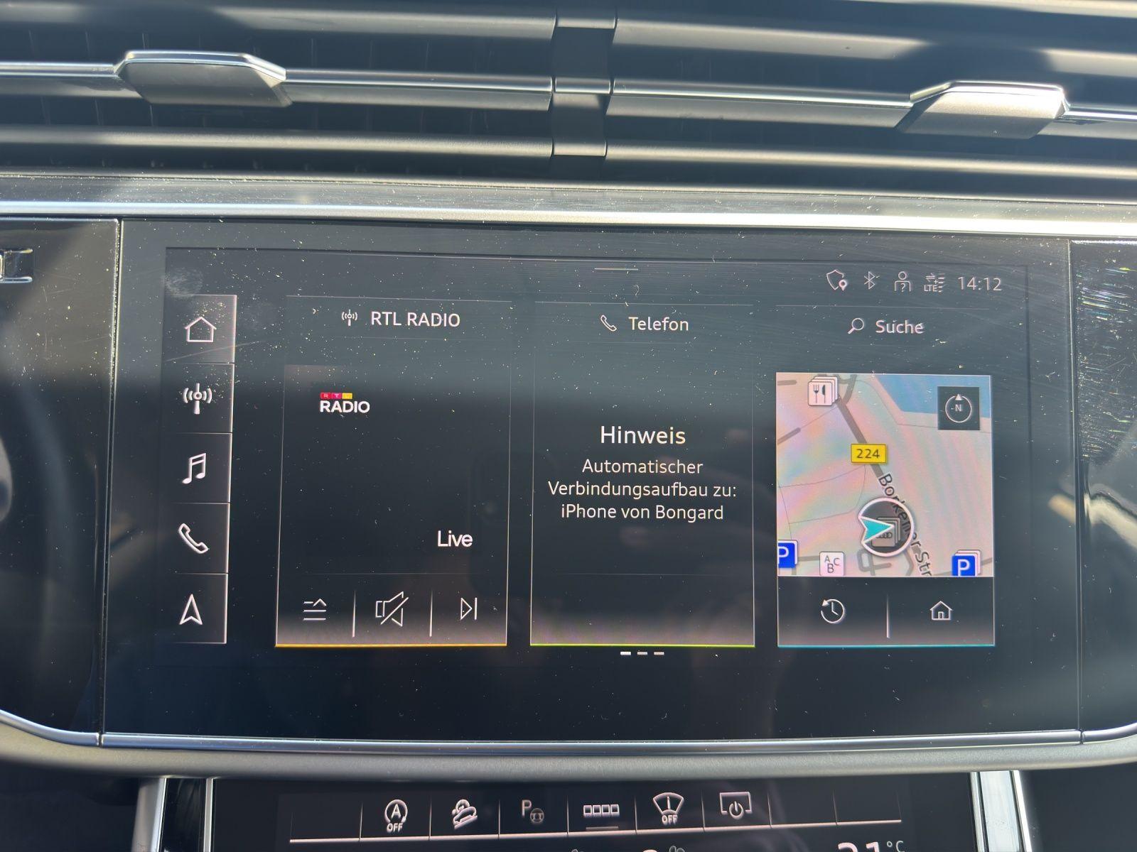 Audi Q8 55 TFSI Q LM20 LEDER AHK LUFT KAMERA, миниатюра 15