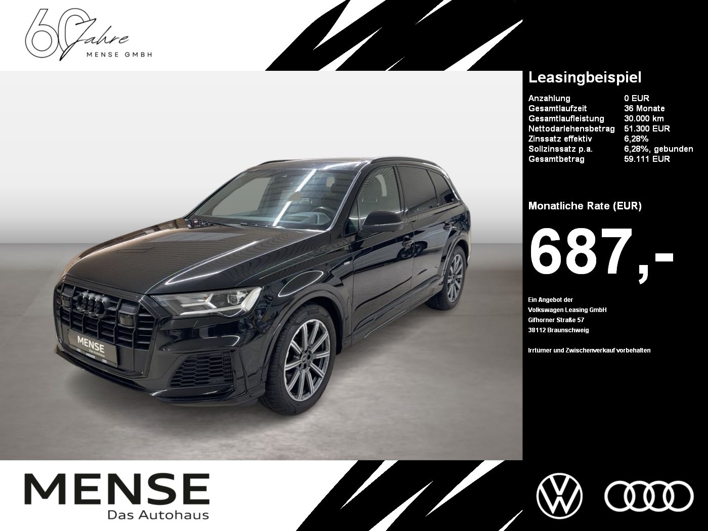 Audi Q7 55 TFSI quattro S tronic S line AHK|HUD|Luft