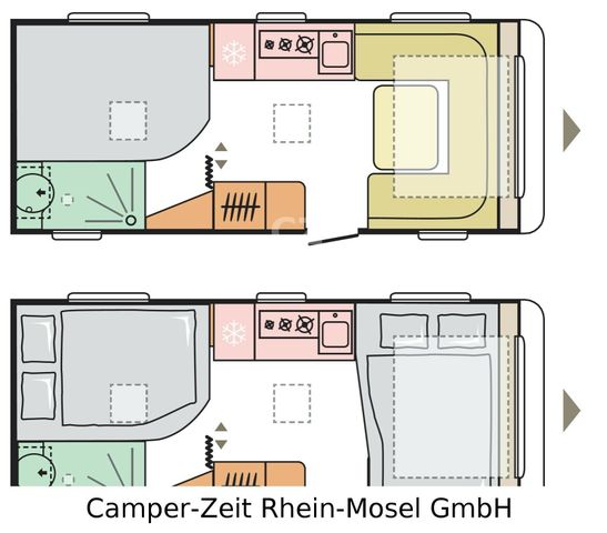 Adria Adora 522UP  MJ 2024 mit Mover