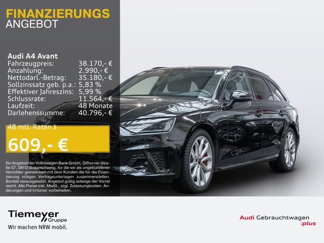 Audi A4 Avant 40 TFSI Q 2 x S LINE LM19 KAMERA NAVI+