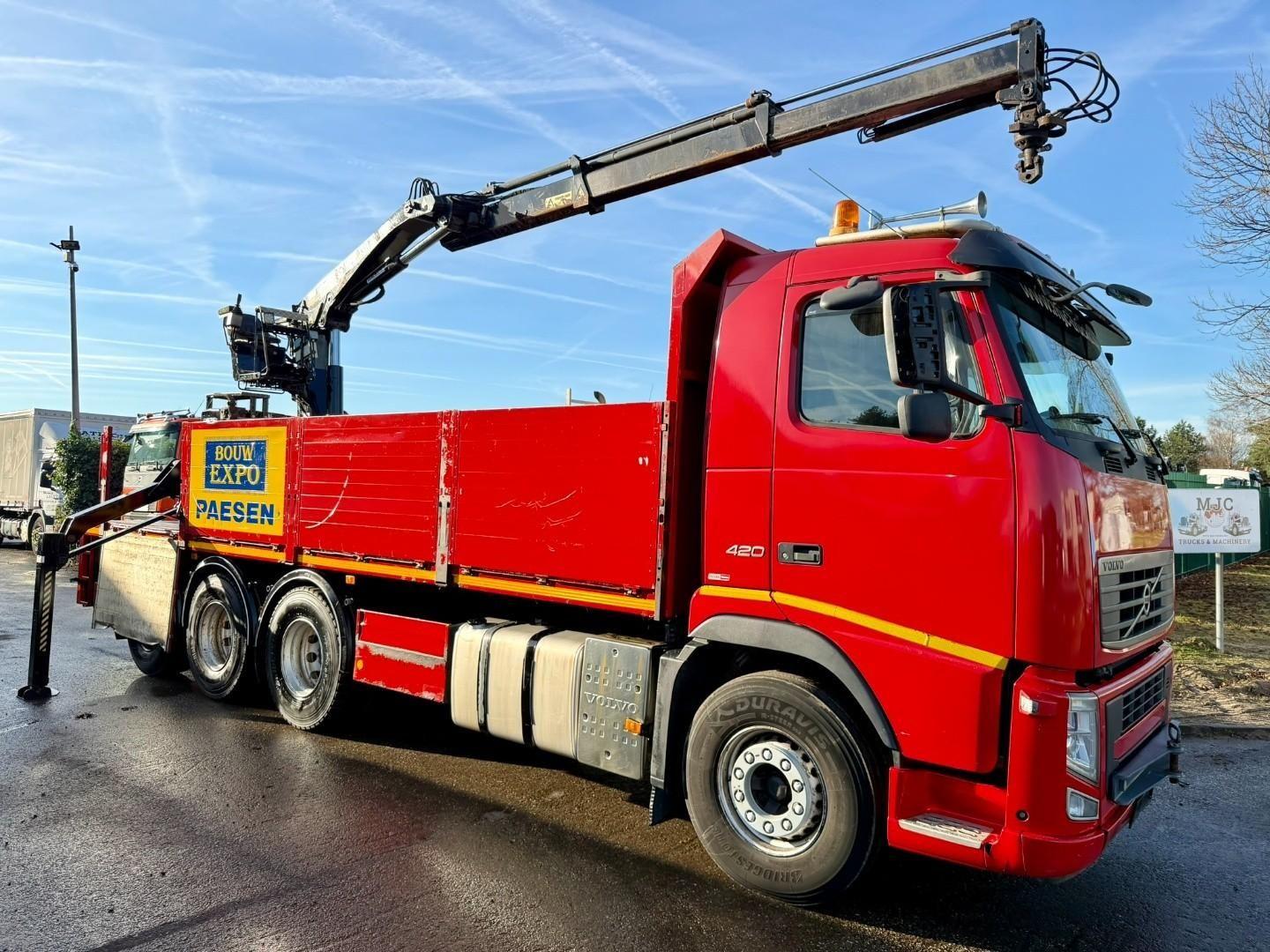 Volvo FH 420 8x4 TRIDEM + CRANE HIAB ROLLER 130 R - PL