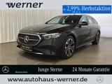 Mercedes-Benz E 200 T AVANTGARDE ADVANCED PANO WINTER 19"ALU - mit Benzin-Antrieb: Teilleder, Schiebedach