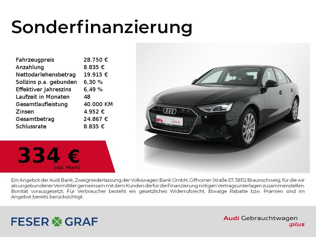 Audi A4 Lim 40 TFSI S tronic Navi,Kamera,Sitzhzg,PDC