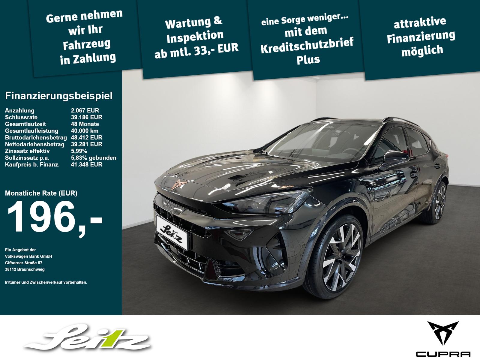 Cupra Formentor 2.0 TSI 4Drive VZ *AHK*PANO*SENNHEISER