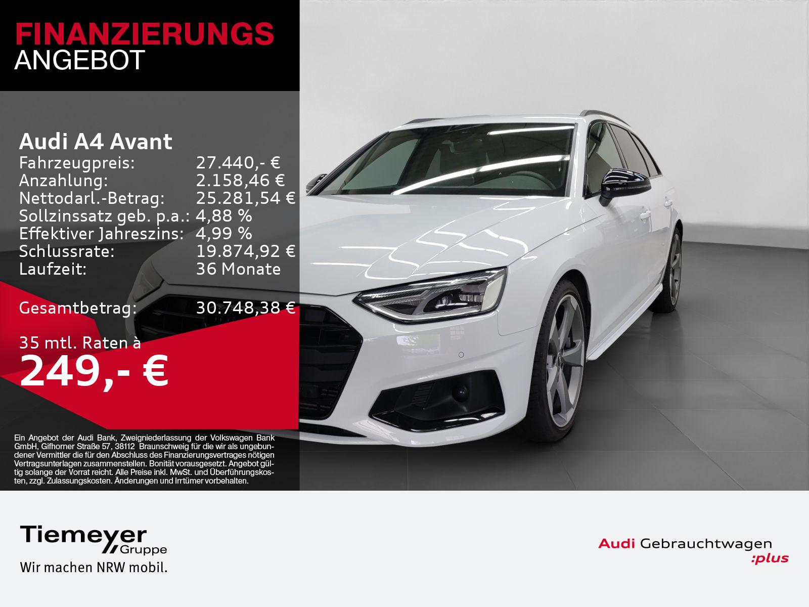 Audi A4 Avant 35 TFSI S LINE LM19 NAVI VIRTUAL AHK AS