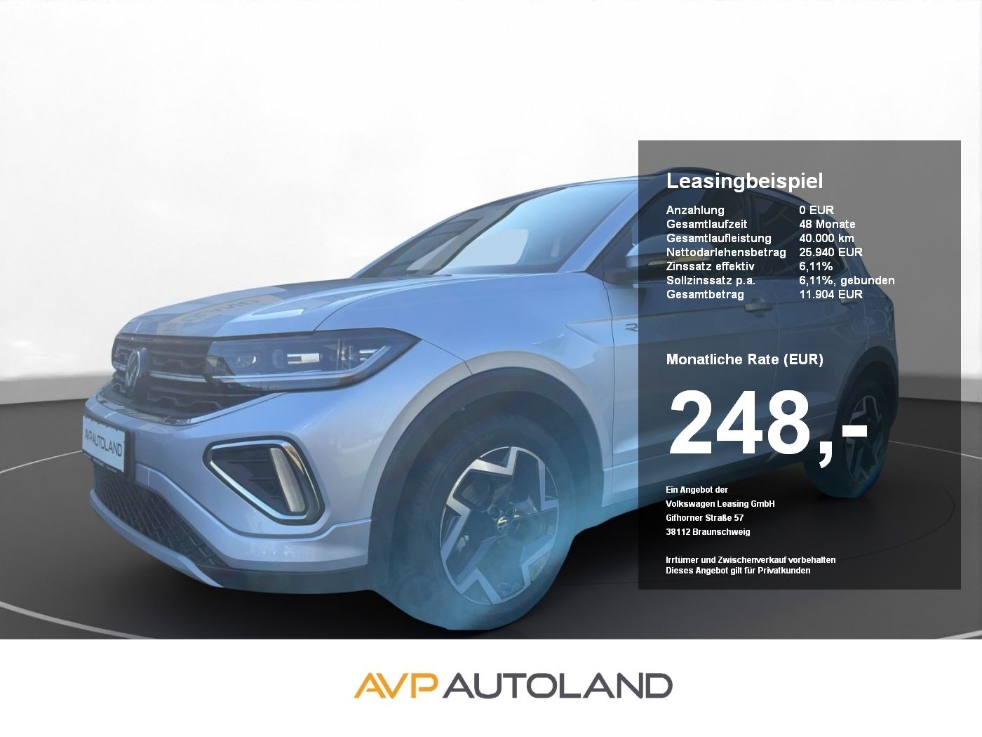 Volkswagen T-Cross 1.5 TSI DSG R-Line | NAVI | LED | AHK |