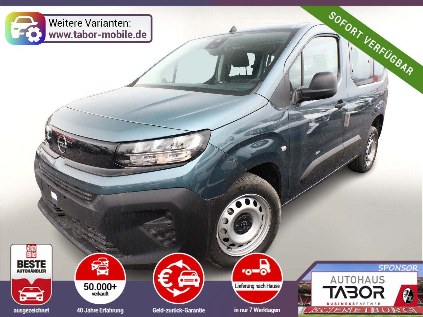 Opel Combo N1 Edition 5-Sitzer EcoLED PDC UVP-33%*