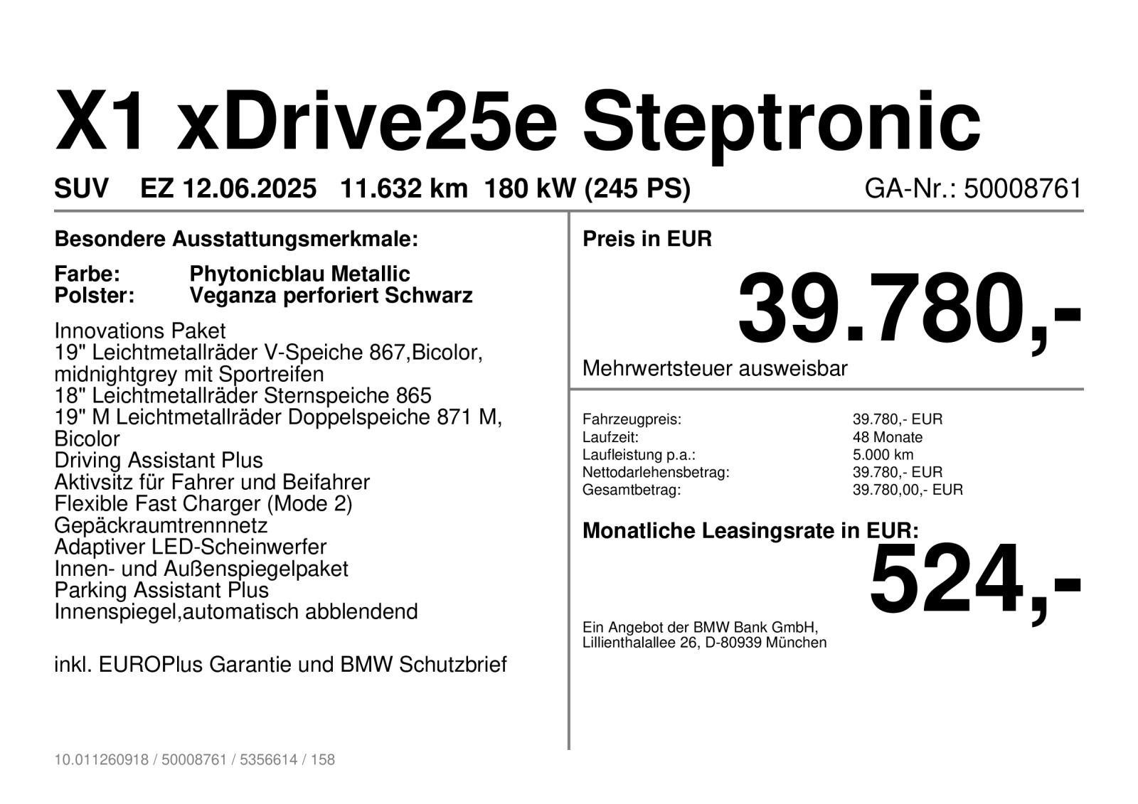 BMW X1 xDrive25e 0,49% foto 3