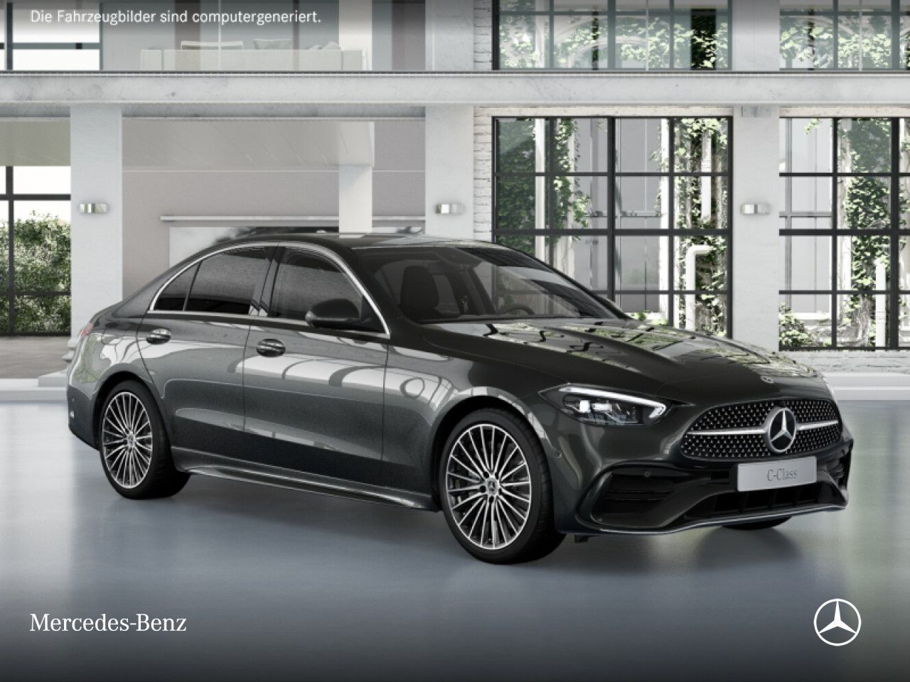 Mercedes-Benz C 180 AMG+360+AHK+LED+19"+TOTW+KEYLESS+9G foto 17