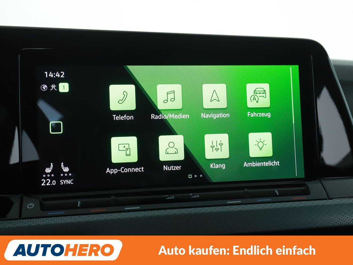 Volkswagen Golf VIII 1.0 TSI Active Aut.*NAV*ACC*PDC*SHZ*, миниатюра 19