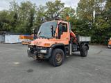 Unimog U 500 3-Seiten-Kipper mit Kran PK 9501