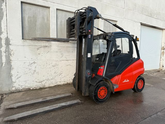 Linde H45D TRIPLEX-6200MM/DREHKRANZ/VOLLFREIHUB/KABINE