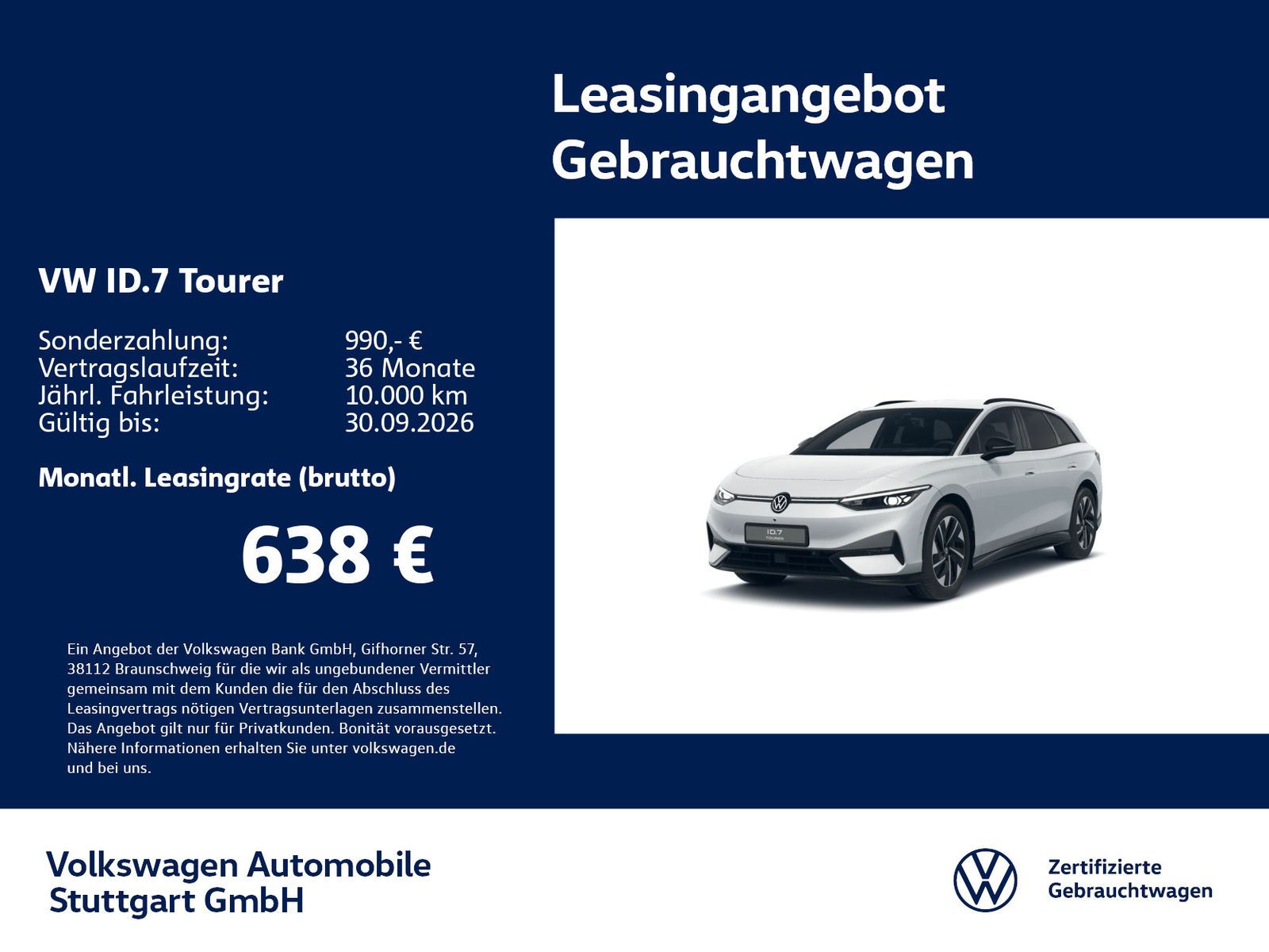 Volkswagen ID.7 Tourer Pro 210 kW