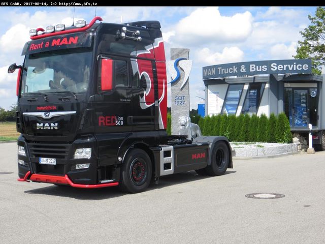 MAN TGX 18.500 4x2 BLS XXL, Red Lion 500 Edition, HS