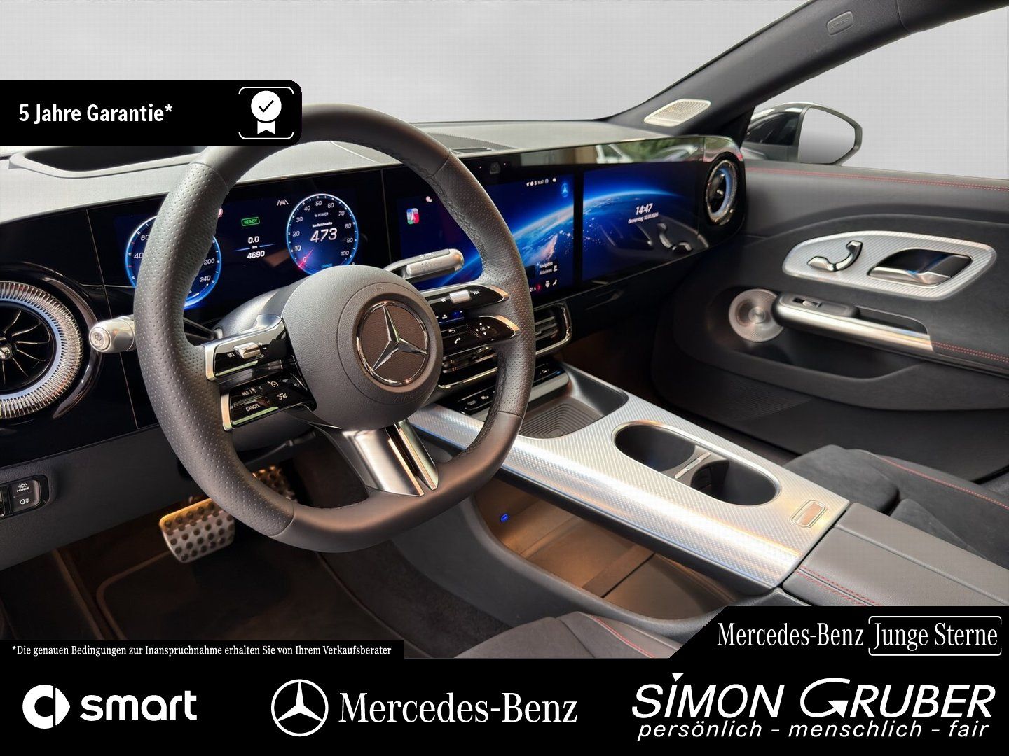 Fahrzeugabbildung Mercedes-Benz CLA 250+ SB AMG+ Superscreen Burm 400/800V AHK