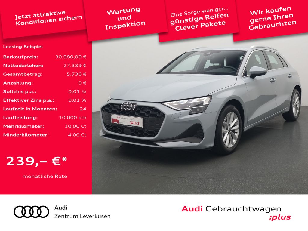A3 Sportback NAVI VIRT AHK ACC B&O HUD CARPLAY