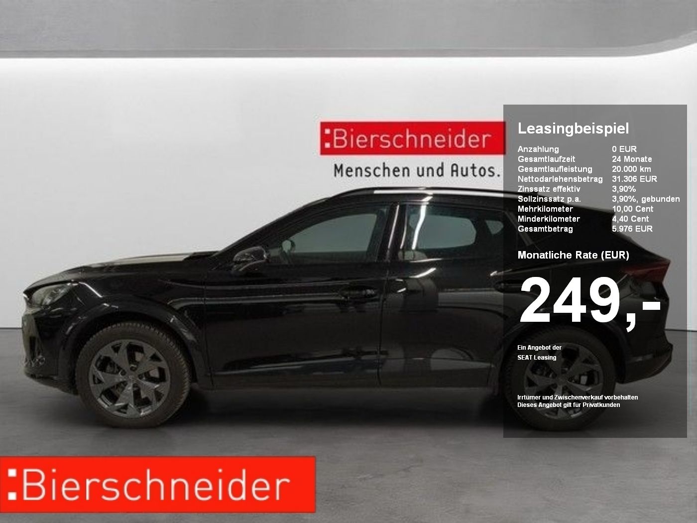 Cupra Formentor 1.5 eTSI DSG ab 249.- 990 ANZAHLUNG AL