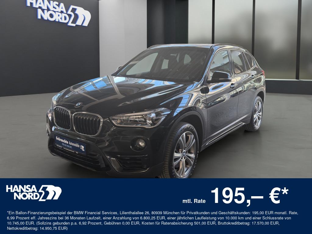 BMW X1 sDrive20i SPORTLINE LED NAVI PDC SHZ 18" AHK