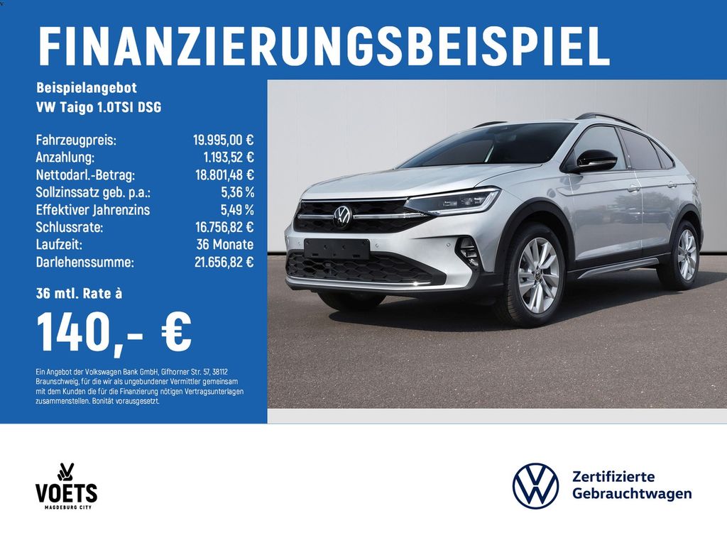 Taigo 1.0TSI DSG Life UPE: 35984,00,-