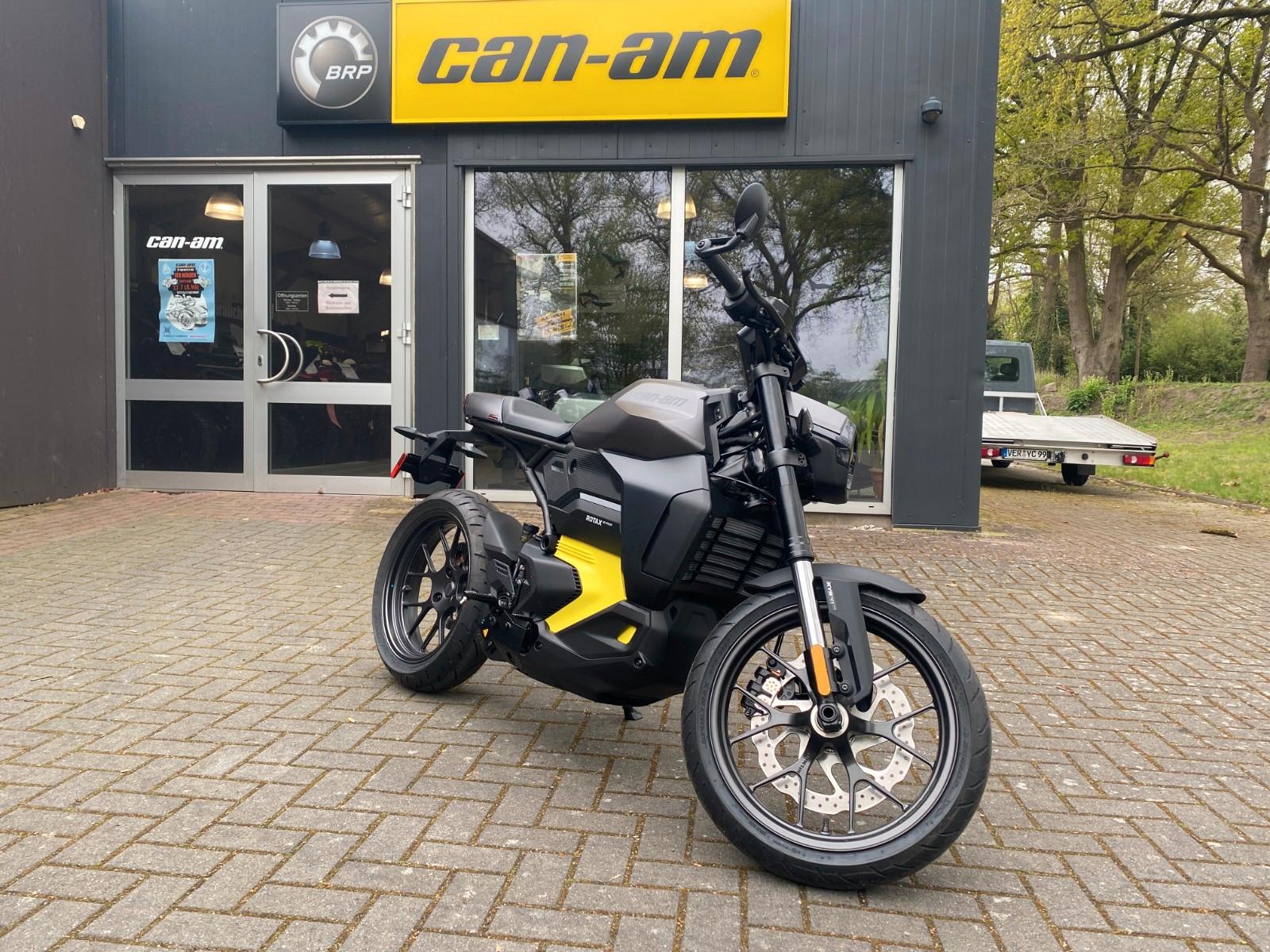 Can-Am Pulse 11kW / 35kW Elektromotorrad Carbon Black