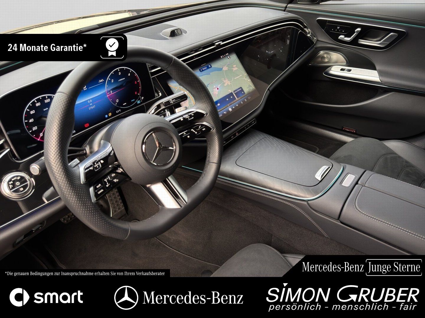 Fahrzeugabbildung Mercedes-Benz E 220 d AMG MBUX Superscreen 360° Burm KeyGo 21"