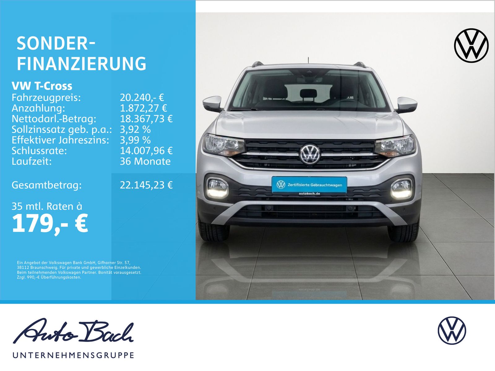 Volkswagen T-Cross 1.0 TSI DSG MOVE, Rückfahrkamera, Navi,  imagem 2