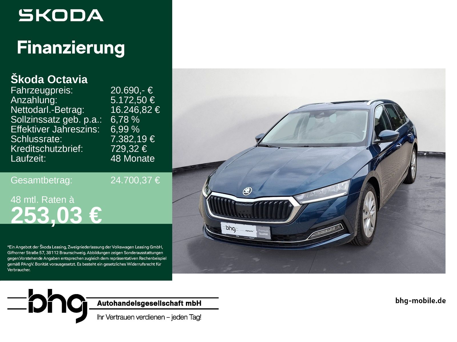 Skoda Octavia Combi 2.0 TDI Style