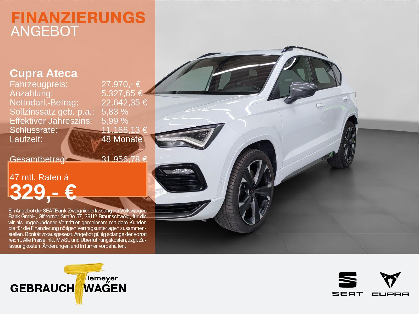 Cupra Ateca 2.0 TSI 4D VZ PANO BEATS AHK ASSIST