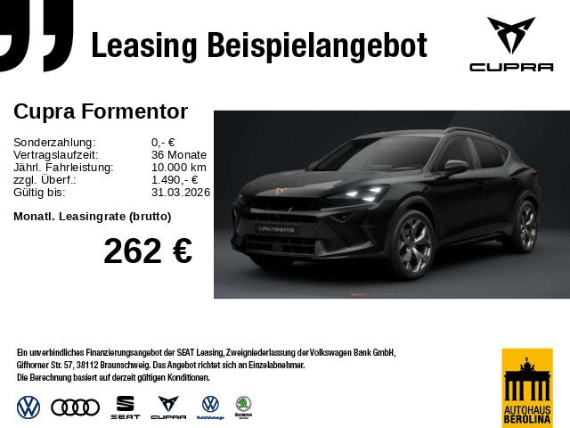 Cupra Formentor 1.5 e-Hybrid - Anzahlung E-Prämie