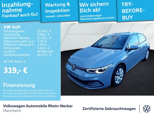 Volkswagen Golf VIII 2.0 TDI Life DSG Navi PDC LED Plus uvm