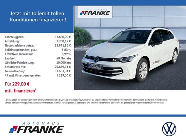 Volkswagen Golf VIII Variant 1.5 eTSI Energy, LED, Navi