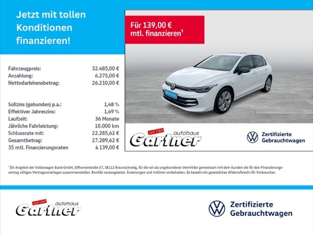 Golf VIII GOAL 1,5 l eHybrid DSG REAR VIEW AKH D