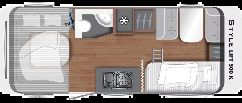 LMC Style 500 K Lift| Queensbett Mover Autark