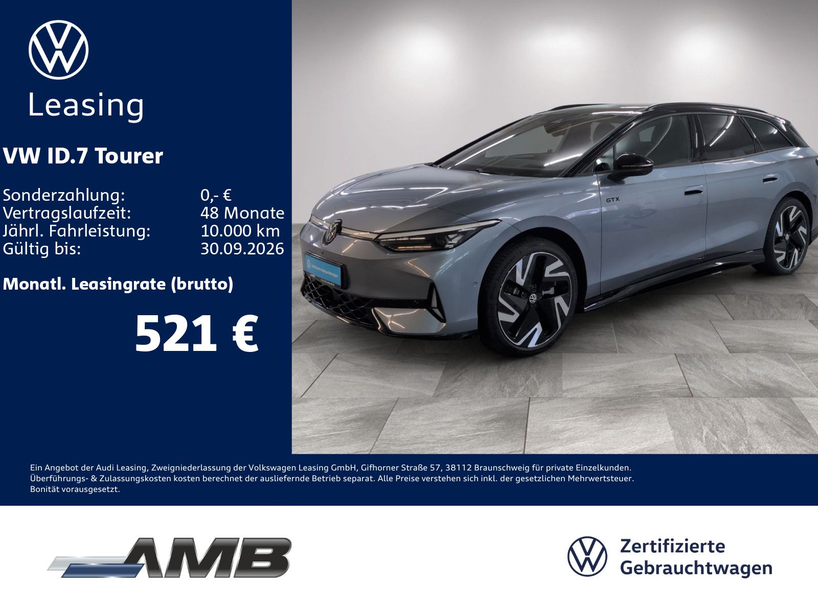 Volkswagen ID.7 Tourer GTX 91kWh AHK Matrix Pano WäPu 1.31G foto 1