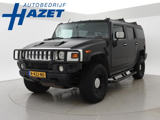 Hummer H2 6.0 V8 MAT ZWART + Standheizung / LEDER / sit