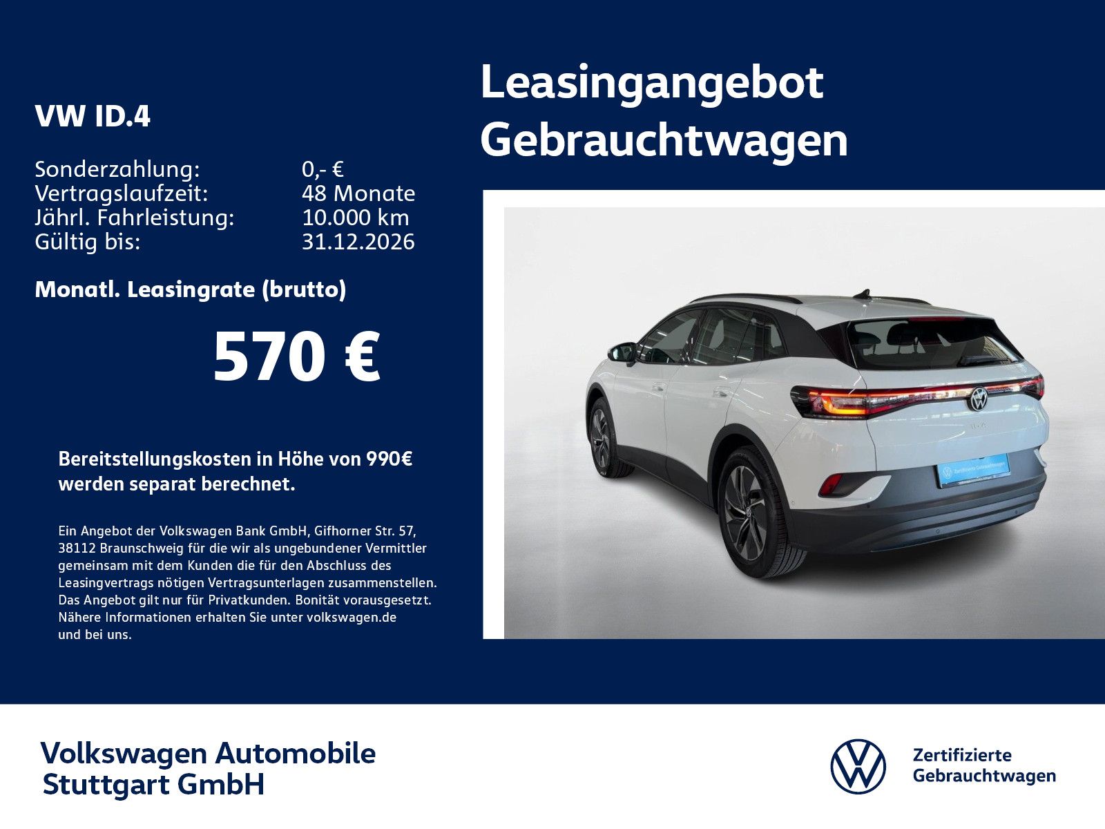 Volkswagen ID.4 Pro Navi Kamera Stdhzg AHK ACC LED SHZ imagem 2