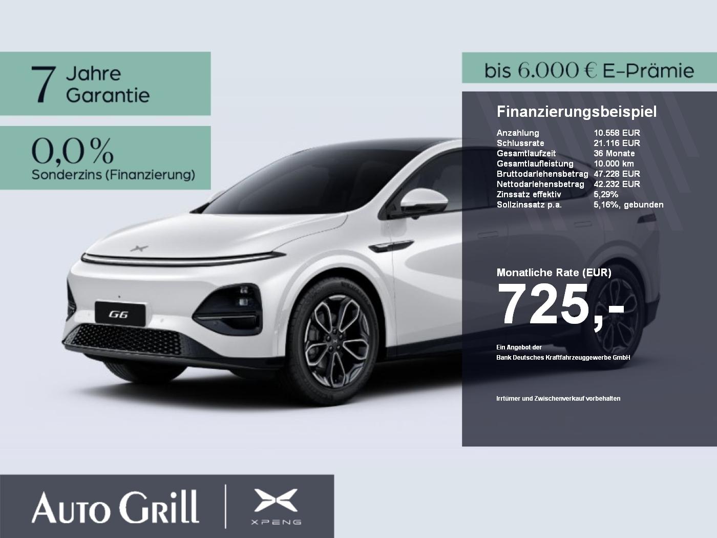 XPENG G6 2025 AWD Performance AHK CarPlay 360Kam ACC