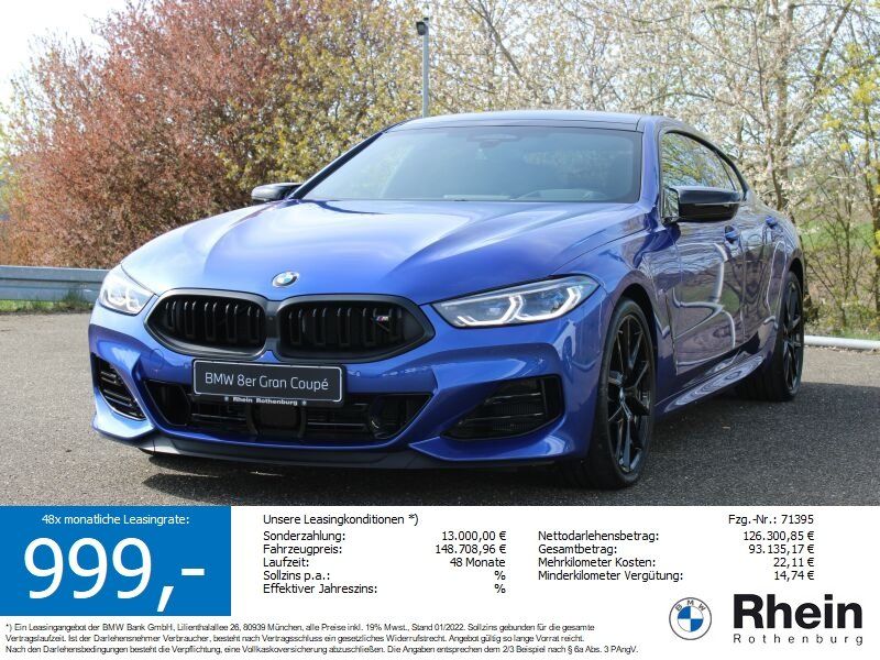 BMW M850i xDrive Gran Coupé *Stark reduziert! 30%*