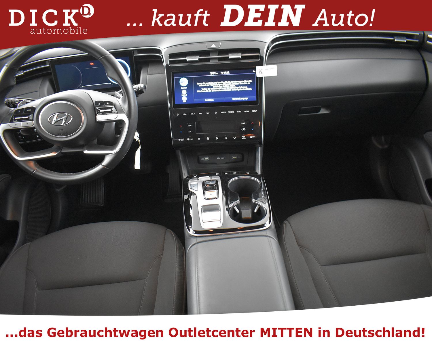 HYUNDAI Tucson 1.6 T Hyb 4WD >KAM+NAVI+SHZ+VIRTU+DAB+19" - Image 8