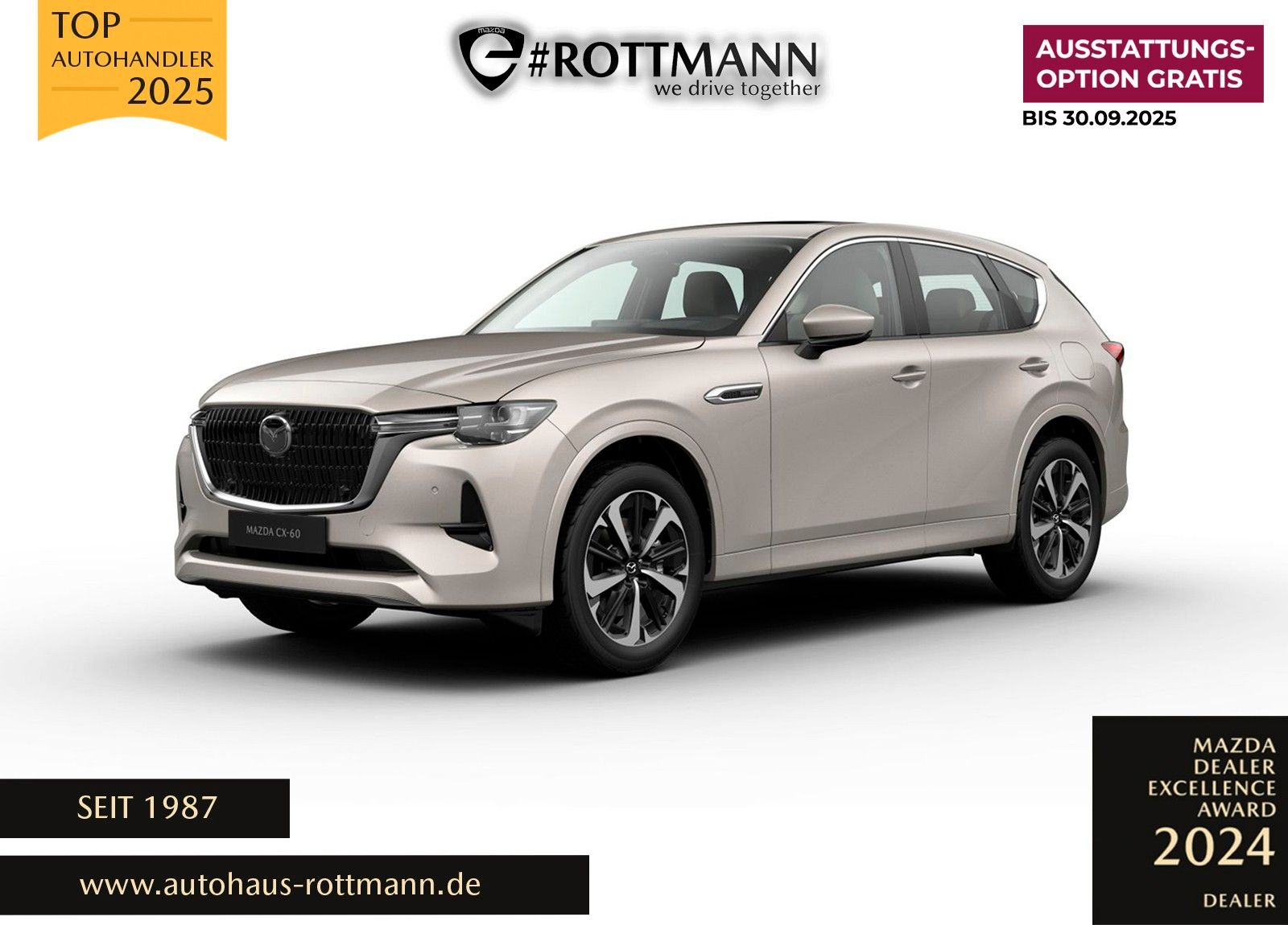 Mazda CX-60 2025 Plug-In PHEV 327ps Aut. AWD Takumi