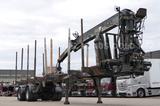 Andere Diebolt Holztransporter Multi Chassis mit Kran