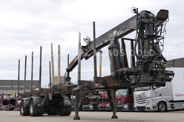 Otros Diebolt Holztransporter Multi Chassis mit Kran