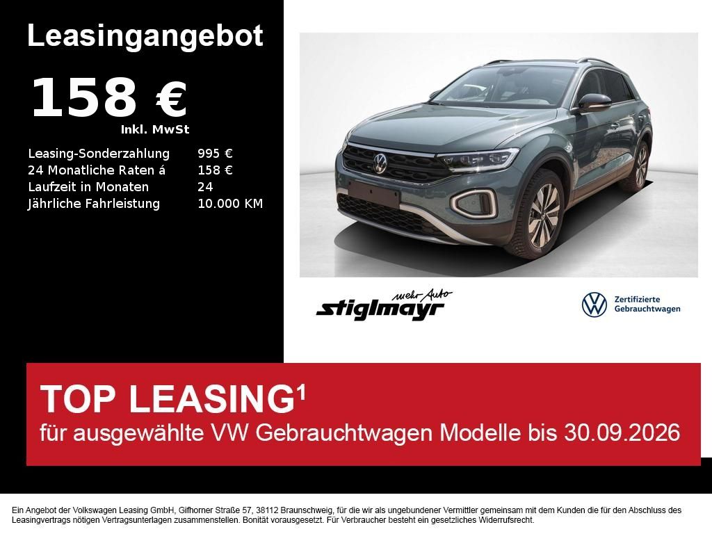 Volkswagen T-Roc GOAL 1.0 TSI LED+SITZHEIZUNG+KLIMA+NAVI