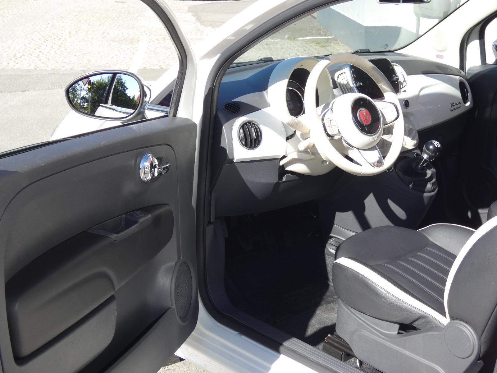 Fiat 500 Anniversario Glas-Schiebedach LED NAVI PDC