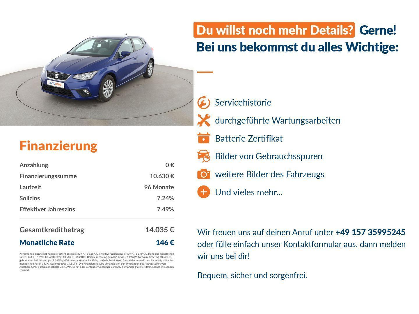 Seat Ibiza 1.0 Style Plus*TEMPO*KLIMA*ALU*