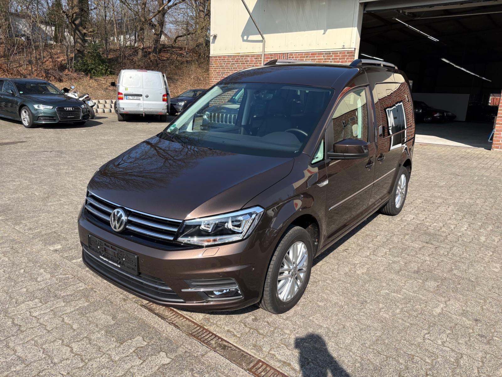 Volkswagen Caddy PKW Highline Behindertengerecht Rampe