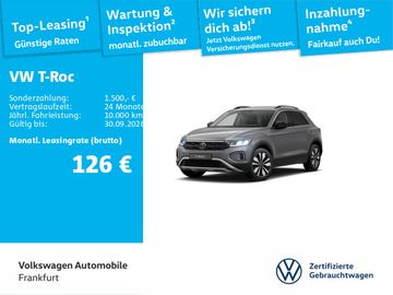 Volkswagen T-Roc Life GOAL 1.0 TSI 6-Gang NAV LED ACC APP