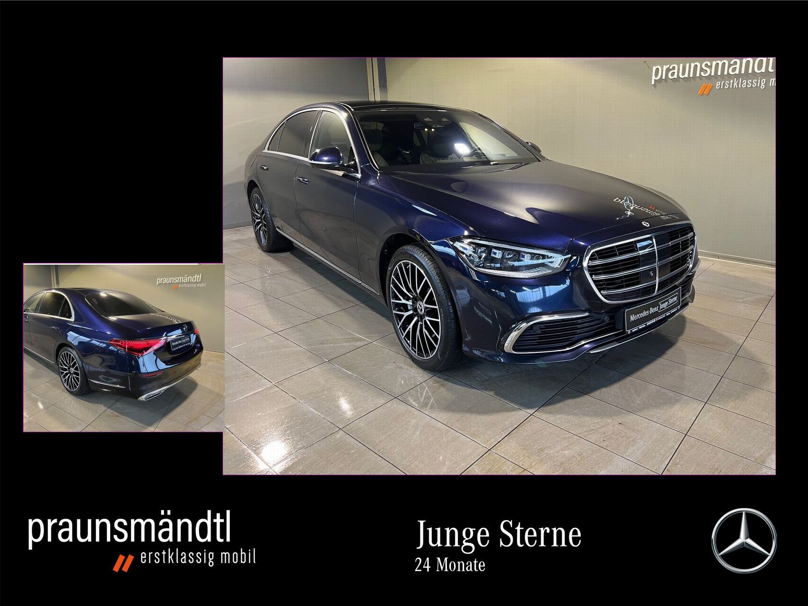 MERCEDES-BENZ S 450 d 4M L StaHzg/Pano/360°/Chauffeur/Sound 3D