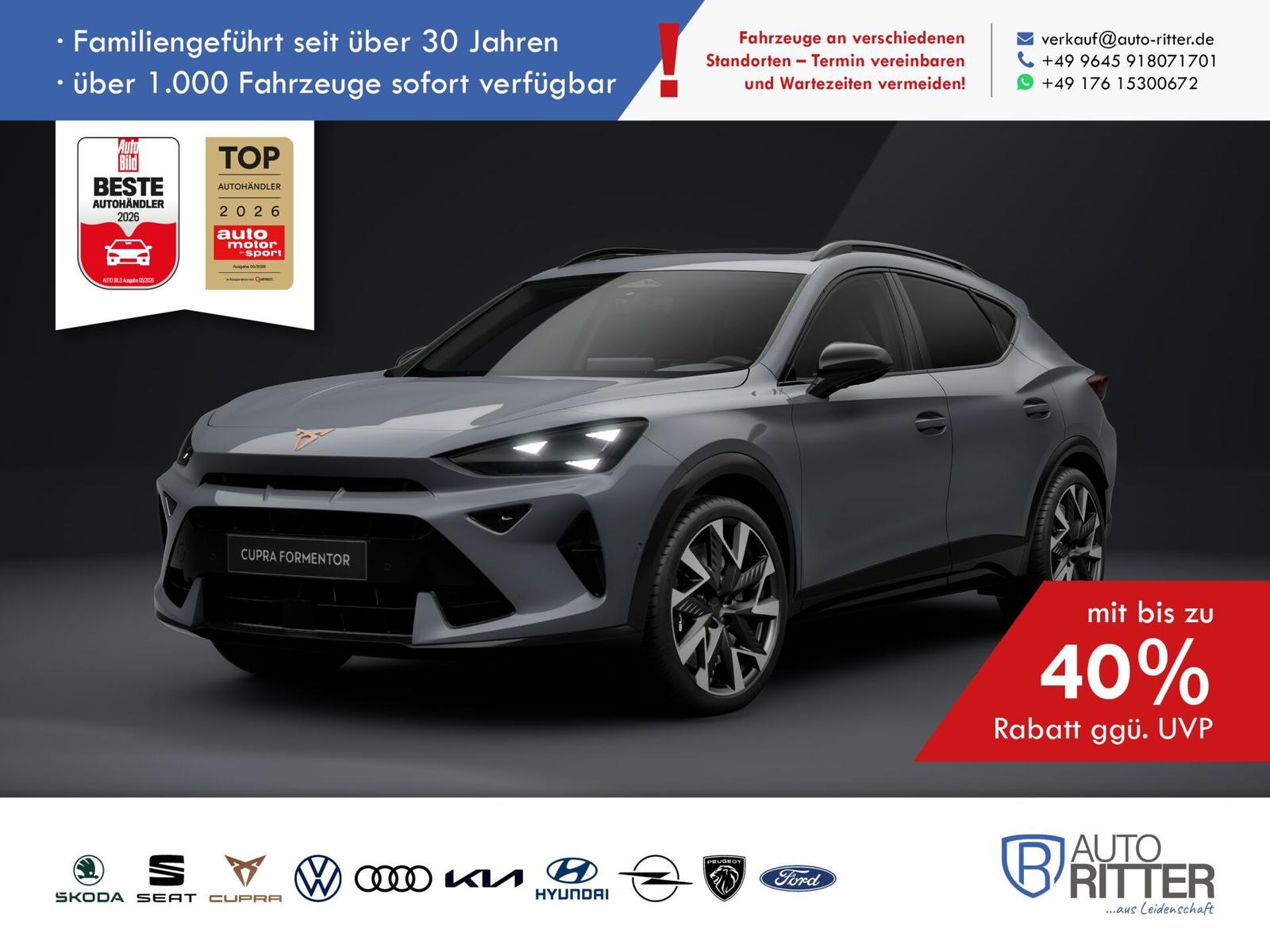 Cupra FormentorVZ ACC|RFK|LED|Carplay|Klima|PDC|SHZ
